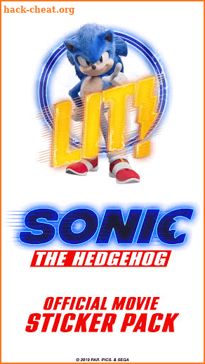 Official Sonic Movie Stickers for Gboard screenshot