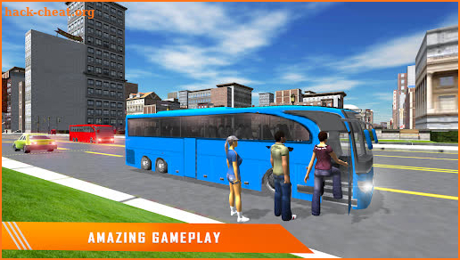 Offline City Bus Driving Games screenshot