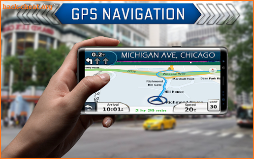 Offline GPS Route Finder Maps Live Street View 3D screenshot