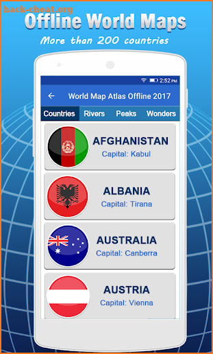 Offline Map Navigation & Route - World Map Atlas screenshot