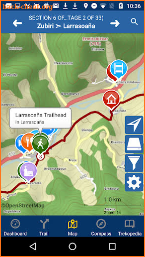 Offline Maps: Camino Francés - SJPP to León screenshot