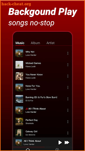 Offline Mp3 Player- uBnad screenshot