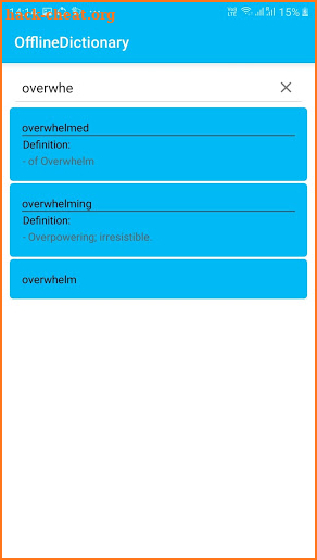 OfflineDictionary screenshot