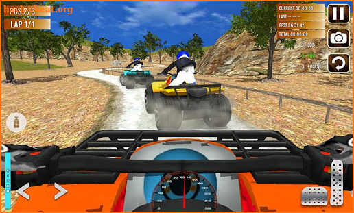 Offroad ATV quad bike racing sim: Bike racing game screenshot