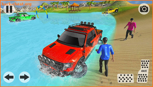 Offroad Beach Car Racing Stunts Driving Simulator screenshot