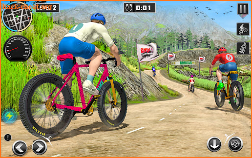 Offroad BMX Rider Bicycle Game screenshot