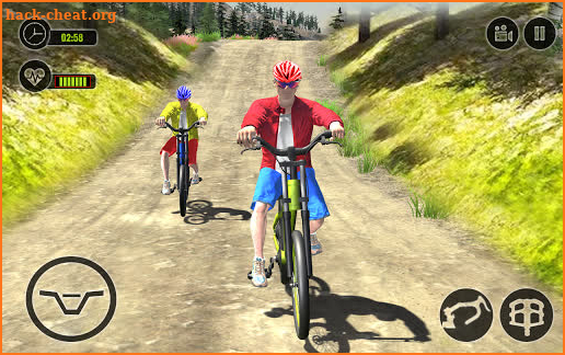 Offroad BMX Rider: Mountain Bike Game screenshot