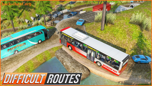 Offroad Bus Driving & Parking screenshot