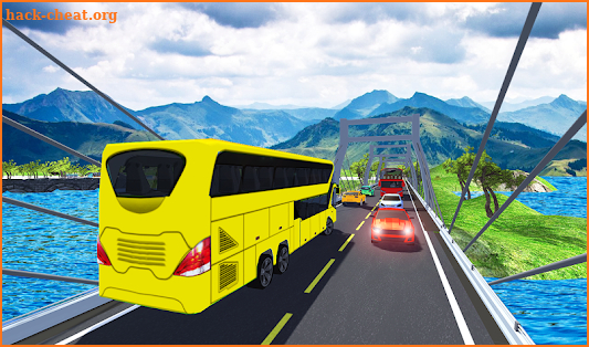 Offroad Coach Bus Driving Simulator 3D screenshot