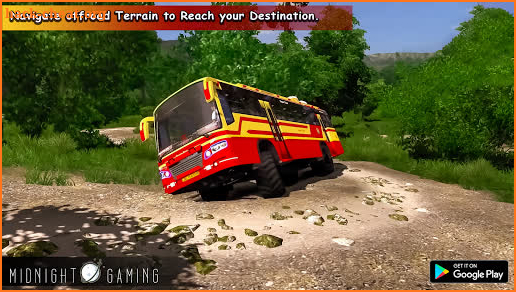 Offroad Coach Simulator : Offroad Bus Games 2021 screenshot