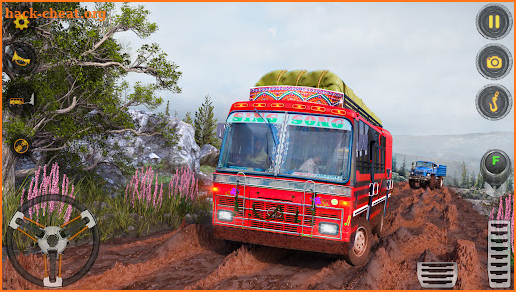 Offroad Driving Mud Bus Game screenshot