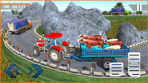 Offroad Farming Tractor: Animal Transport 2019 screenshot