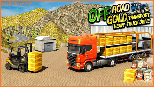 Offroad Gold Transport Heavy Truck Drive screenshot