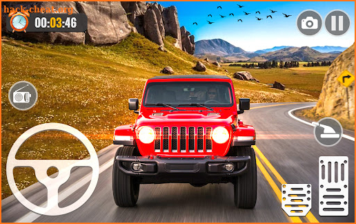 Offroad Jeep Driving Games 3D screenshot