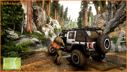 Offroad Jeep Hill Driving 3d screenshot