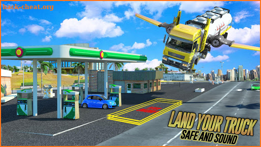 Offroad Oil Tanker Flying Truck Transport Driver screenshot