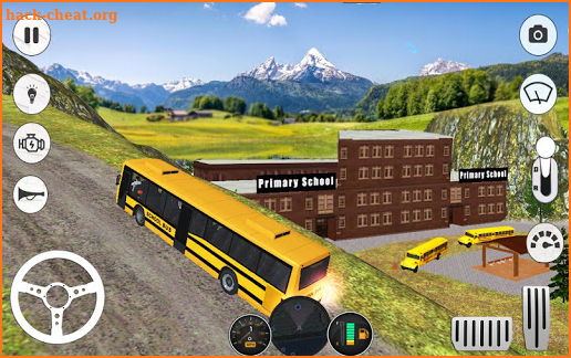 Offroad School Bus Driver 3D City Public transport screenshot