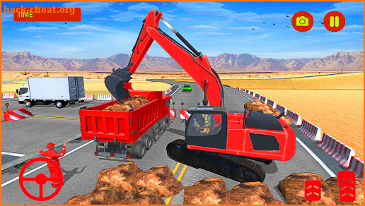 Offroad Snow Excavator Simulator screenshot