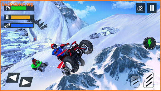 Offroad Snow Mountain ATV Quad Bike Racing Stunts screenshot