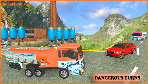 Offroad Water Tank Transport Truck Driving Game screenshot