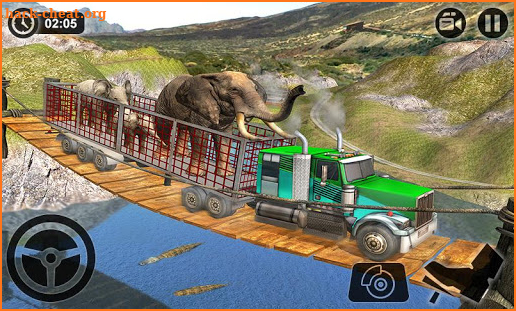 Offroad Wild Animal Truck Driver 2019 screenshot