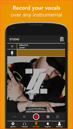 OffTop Studio: Record, Rap & Sing over Beats screenshot