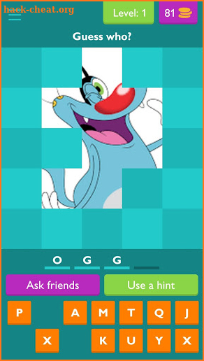 Oggy & cockroaches quiz screenshot