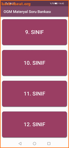 OGM Materyal Soru Bankası screenshot