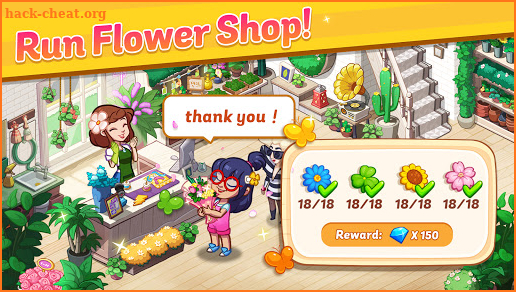 Ohana Island - Design Flower Shop & Blast Puzzle screenshot