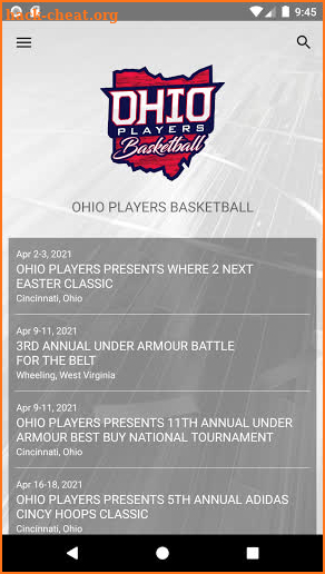 Ohio Players Basketball screenshot