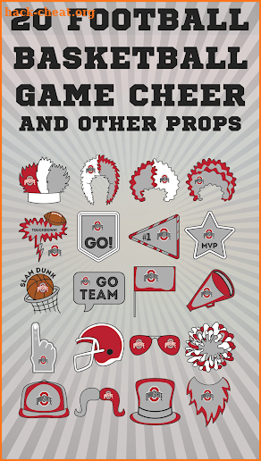 Ohio State Buckeyes Selfie Stickers screenshot