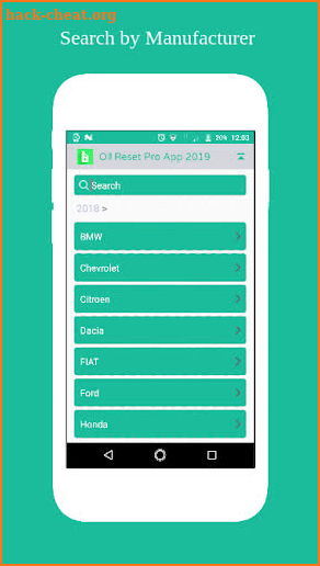 Oil Reset Pro App 2019 screenshot