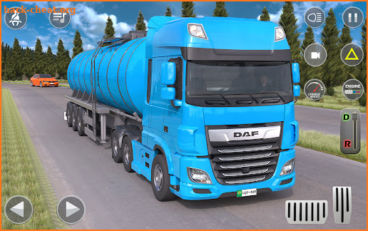 Oil Tanker Euro Truck Games 3D screenshot