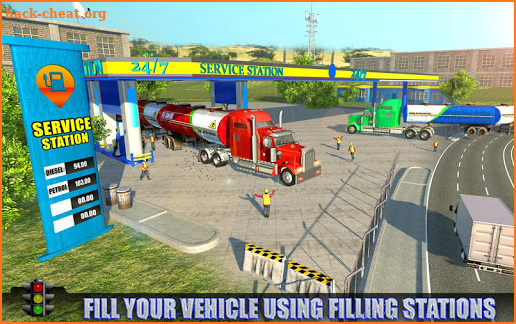 Oil Tanker Long Trailer Truck Simulator-Road Train screenshot