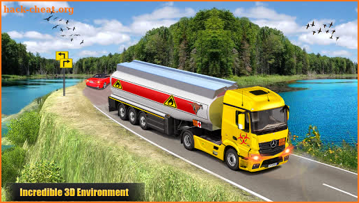 Oil Tanker Offroad Cargo Truck Transport Drive 3D screenshot