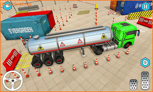 Oil Tanker Parking Game: Real Truck Driver Parking screenshot