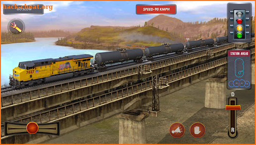 Oil Train Driving Games screenshot