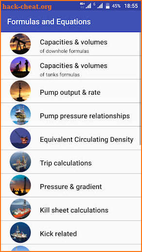 OilField Formulas screenshot