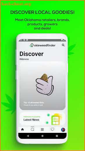 OkieWeedFinder screenshot