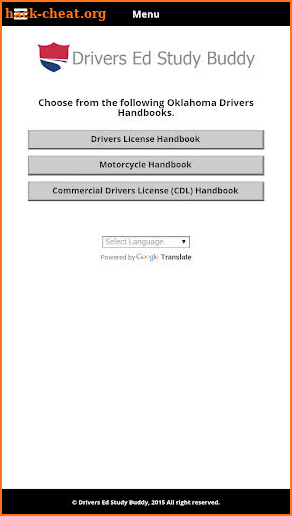 Oklahoma Driver License Test screenshot