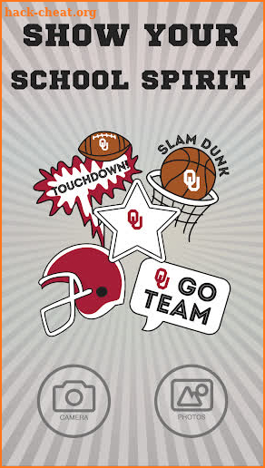 Oklahoma Sooners Selfie Stickers screenshot