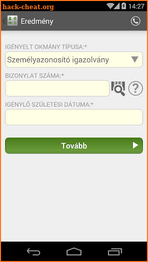 OkmányApp screenshot