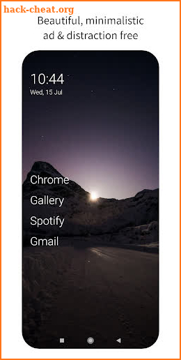 Olauncher - minimalistic and ad free launcher app screenshot