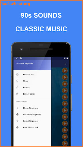Old Phone Ringtones and Alarms screenshot