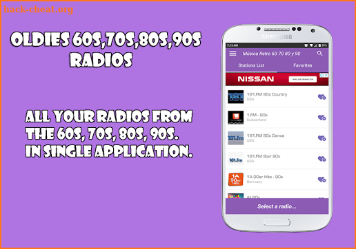 Oldies 60s 70s 80s 90s radios. retros radios free screenshot