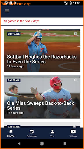 Ole Miss Athletics screenshot