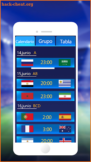 Ole Ole-Copa mundial, fútbol, Rusia 2018 screenshot