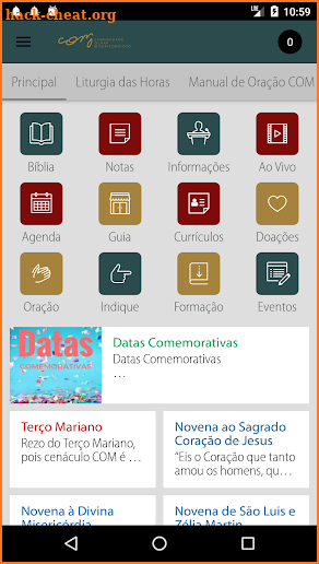 Olhar Misericordioso screenshot