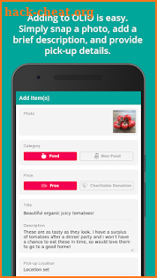 OLIO - The Food Sharing Revolution screenshot