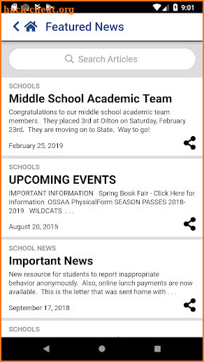 Olive Public Schools screenshot